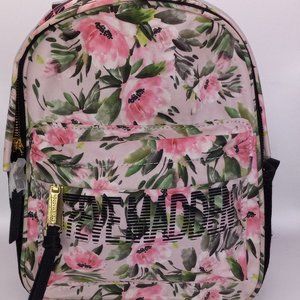 NWOT: Steve Madden Floral Tropical Summer Mini Backpack Zipper Pockets